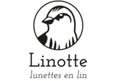 Logo Linotte lunettes en lin fabriquées dans les Vosges - opticien vue de lea